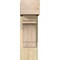 Ekena Millwork Merced Block Rough Sawn Bracket w/ Offset Brace, Douglas Fir, 8"W x 18"D x 26"H BKT0806X18X26MRC05RDF - alternate 4